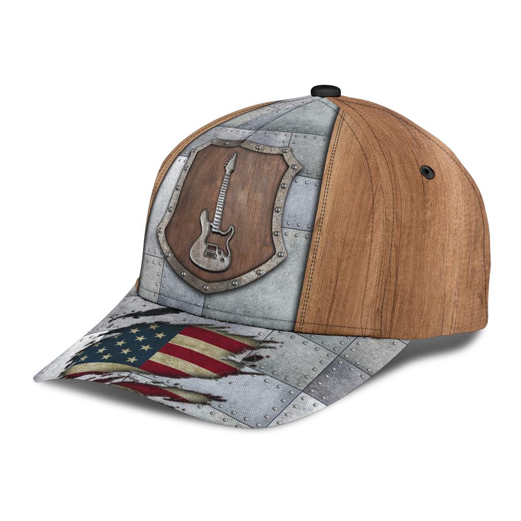Guitar Classic Cap, Gift for Music Lovers, Guitar Lovers Trucker Hats Custom Hats Gifts For Men & Women