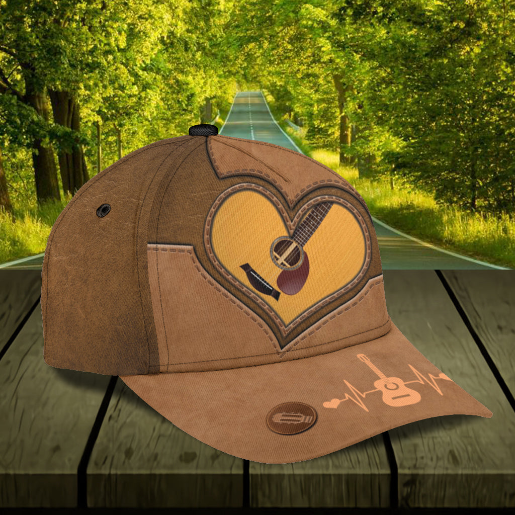 Guitar Classic Cap, Gift for Music Lovers, Guitar Lovers Trucker Hats Custom Hats Gifts For Men & Women