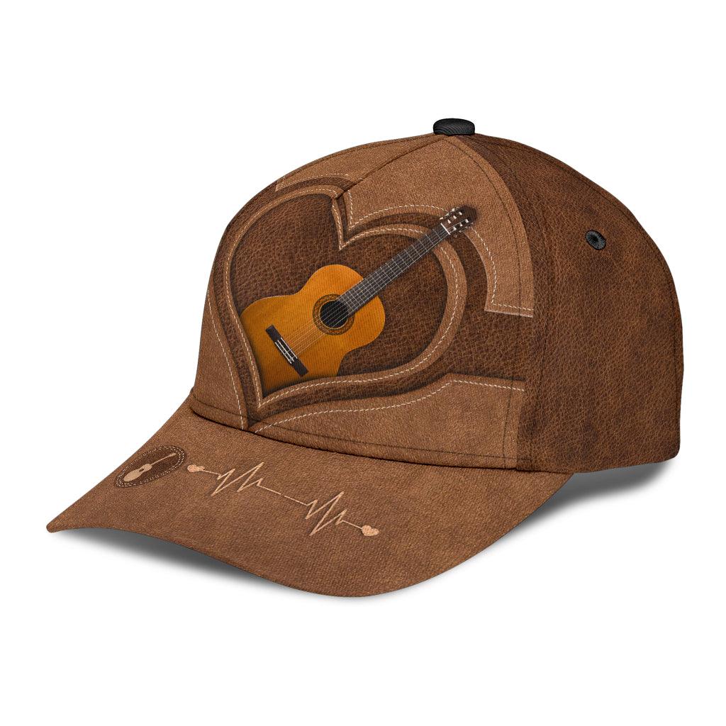 Guitar Classic Cap, Gift for Music Lovers, Guitar Lovers Trucker Hats Custom Hats Gifts For Men & Women