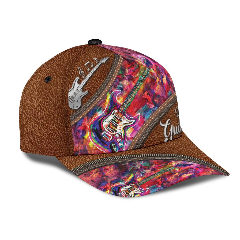Guitar Classic Cap, Gift for Music Lovers, Guitar Lovers Trucker Hats Custom Hats Gifts For Men & Women