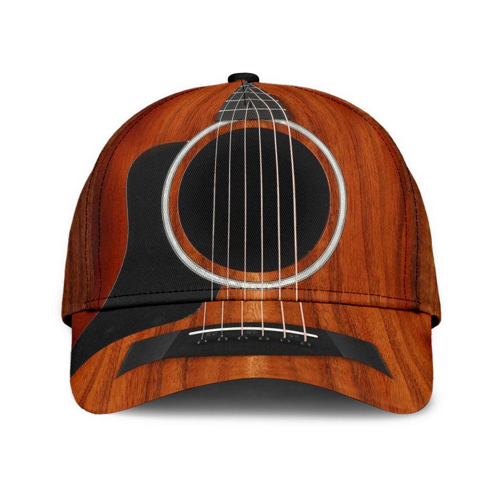 Guitar Classic Cap, Gift for Music Lovers, Guitar Lovers Trucker Hats Custom Hats Gifts For Men & Women