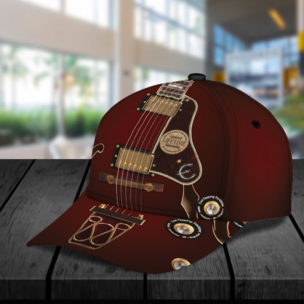 Guitar Classic Cap, Gift for Music Lovers, Guitar Lovers Trucker Hats Custom Hats Gifts For Men & Women