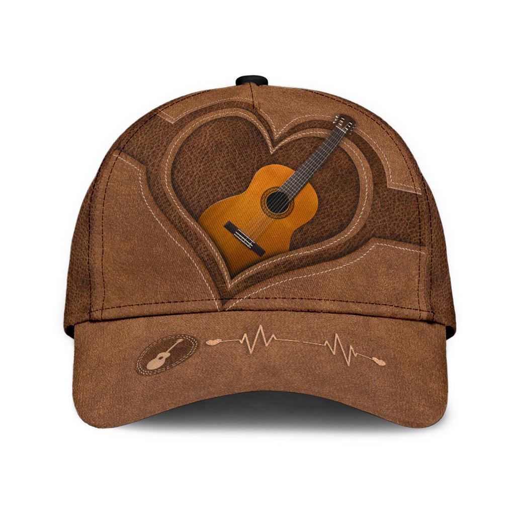 Guitar Classic Cap, Gift for Music Lovers, Guitar Lovers Trucker Hats Custom Hats Gifts For Men & Women
