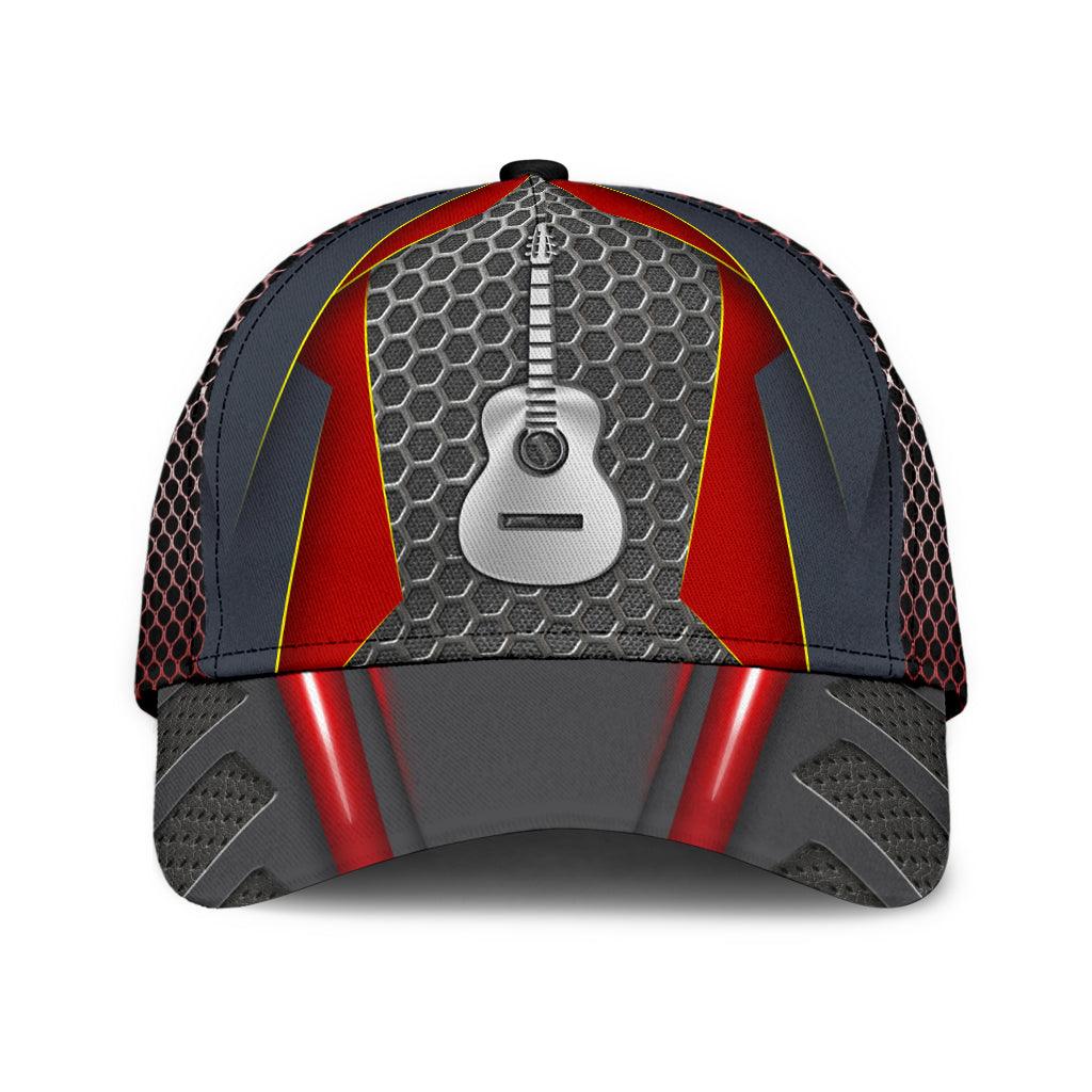 Guitar Classic Cap, Gift for Music Lovers, Guitar Lovers Trucker Hats Custom Hats Gifts For Men & Women