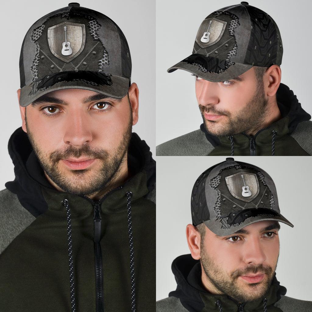 Guitar Classic Cap, Gift for Music Lovers, Guitar Lovers Trucker Hats Custom Hats Gifts For Men & Women