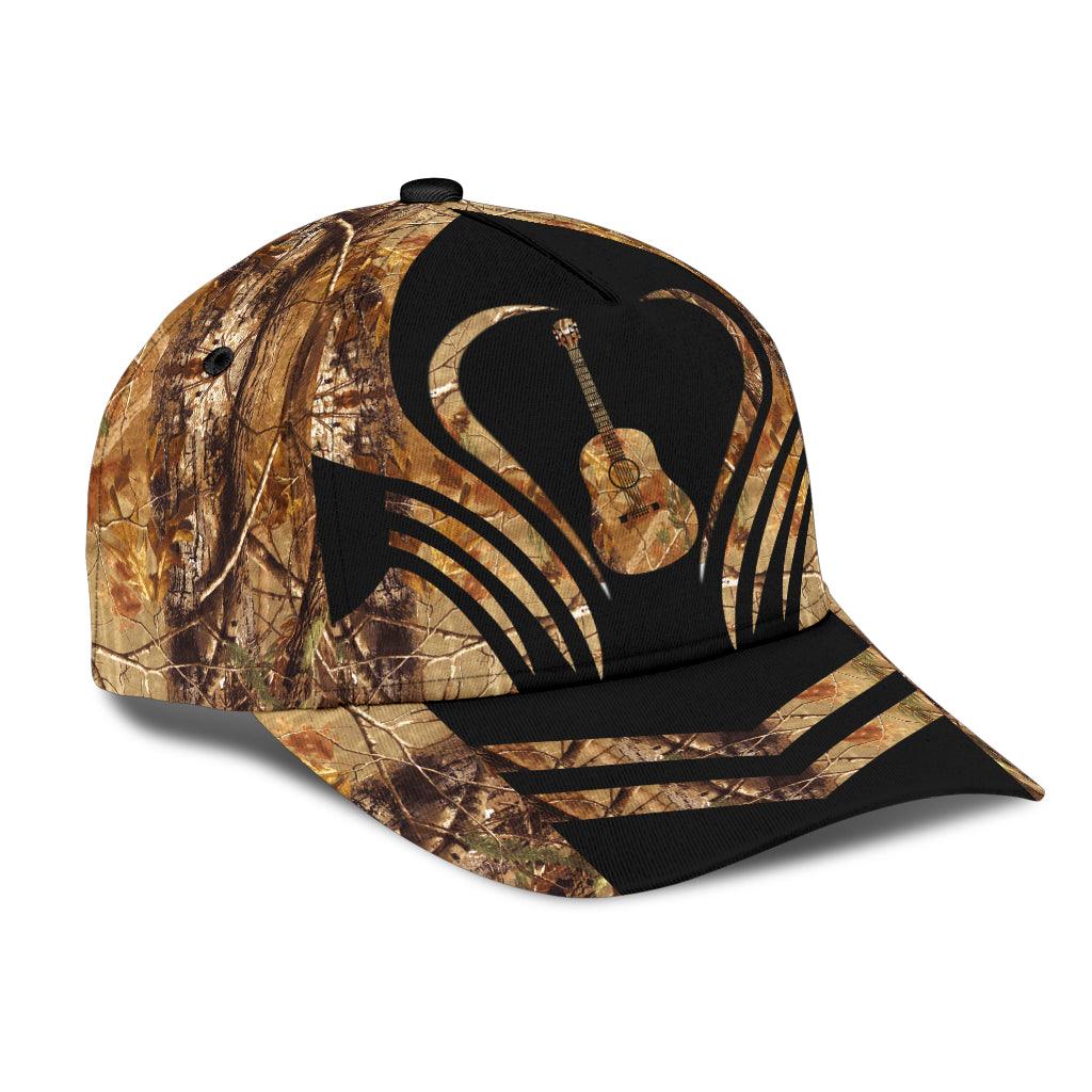 Guitar Classic Cap, Gift for Music Lovers, Guitar Lovers Trucker Hats Custom Hats Gifts For Men & Women