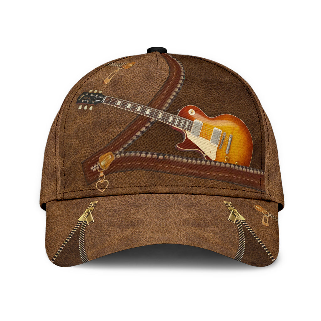 Guitar Classic Cap, Gift for Music Lovers, Guitar Lovers Trucker Hats Custom Hats Gifts For Men & Women