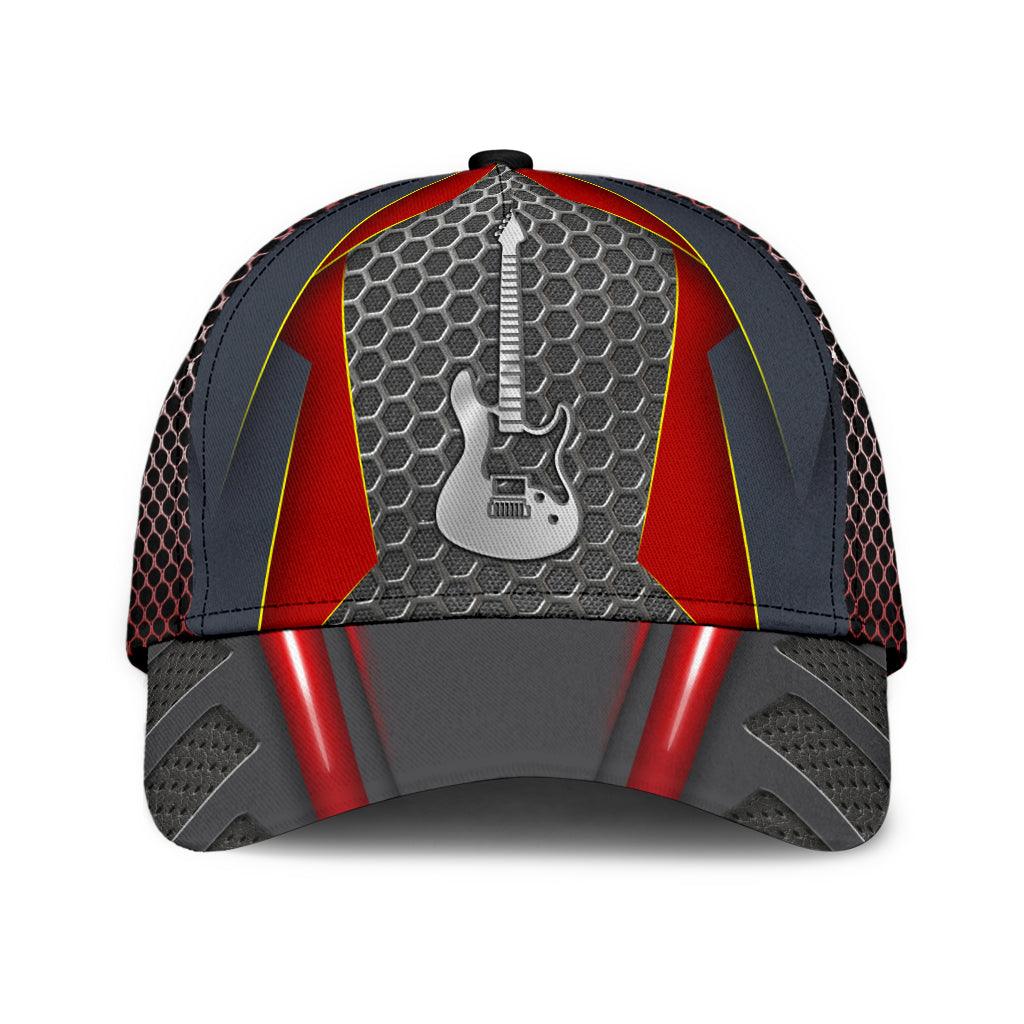Guitar Classic Cap, Gift for Music Lovers, Guitar Lovers Trucker Hats Custom Hats Gifts For Men & Women