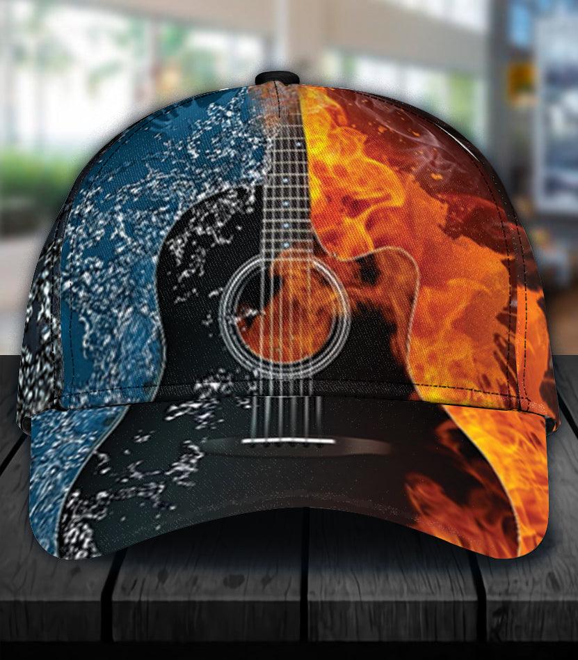 Guitar Classic Cap, Gift for Music Lovers, Guitar Lovers Trucker Hats Custom Hats Gifts For Men & Women