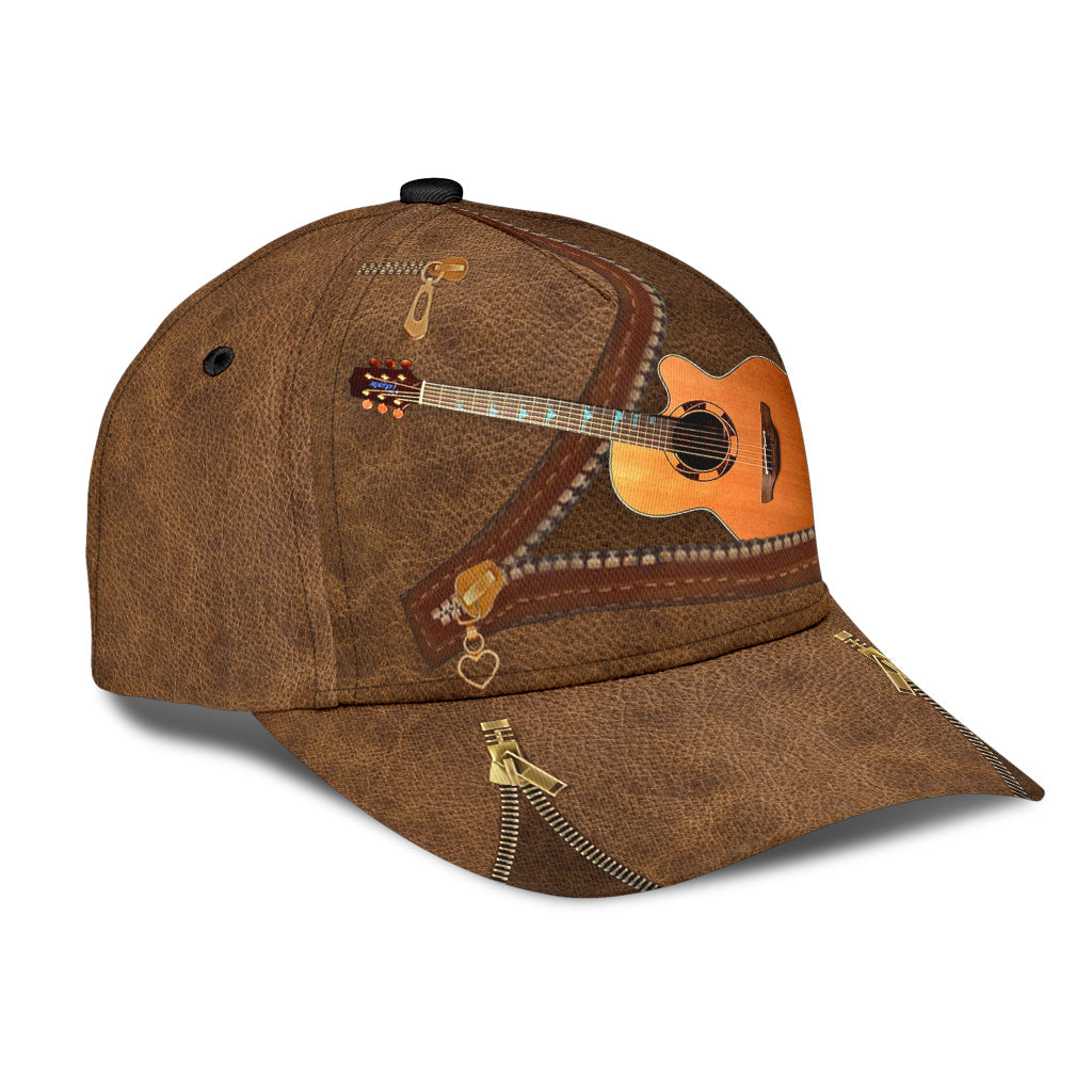 Guitar Classic Cap, Gift for Music Lovers, Guitar Lovers Trucker Hats Custom Hats Gifts For Men & Women
