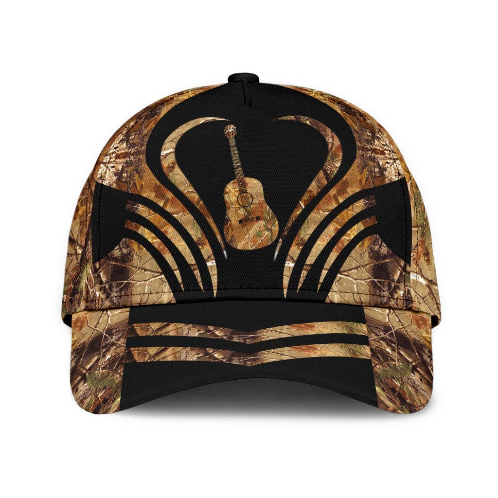 Guitar Classic Cap, Gift for Music Lovers, Guitar Lovers Trucker Hats Custom Hats Gifts For Men & Women