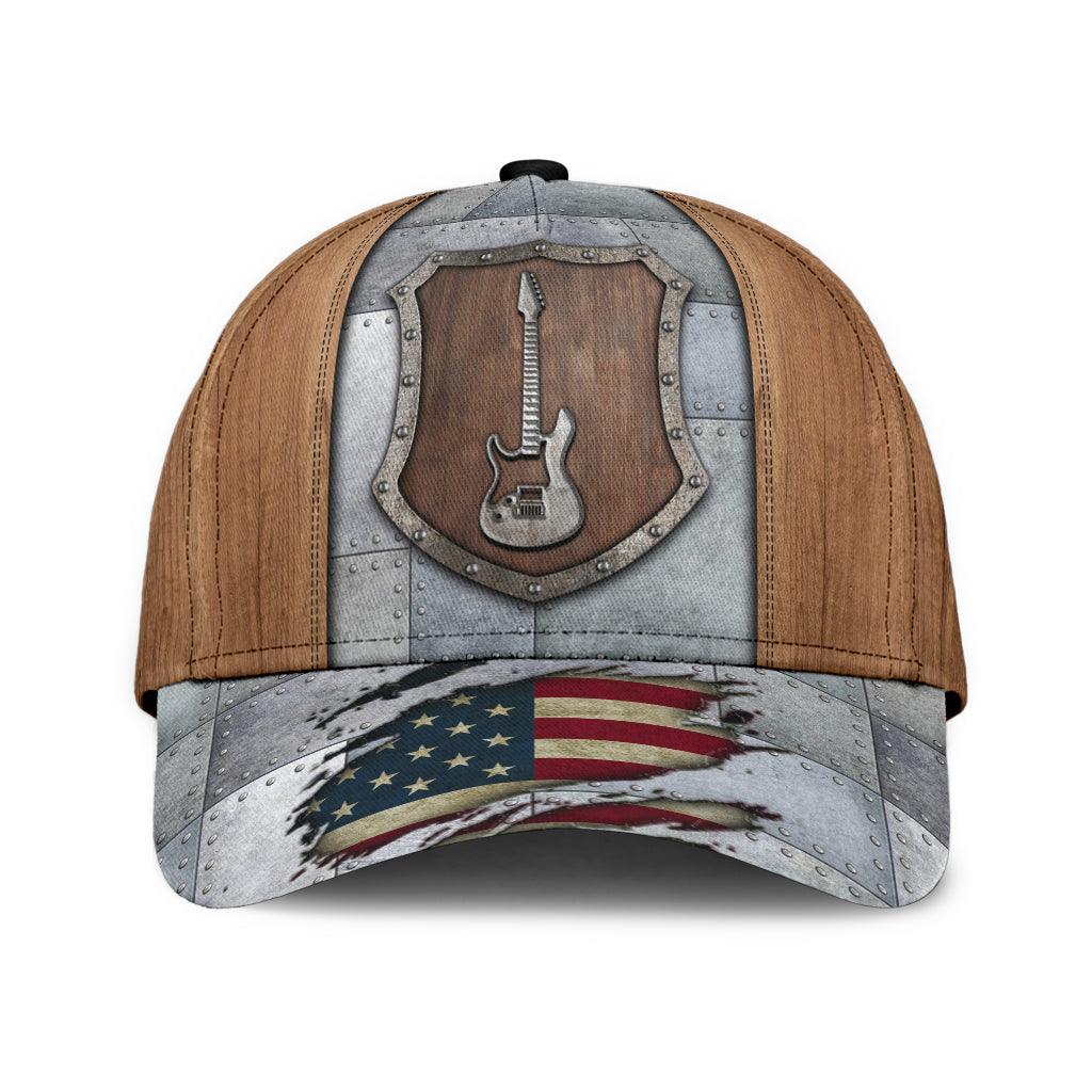 Guitar Classic Cap, Gift for Music Lovers, Guitar Lovers Trucker Hats Custom Hats Gifts For Men & Women