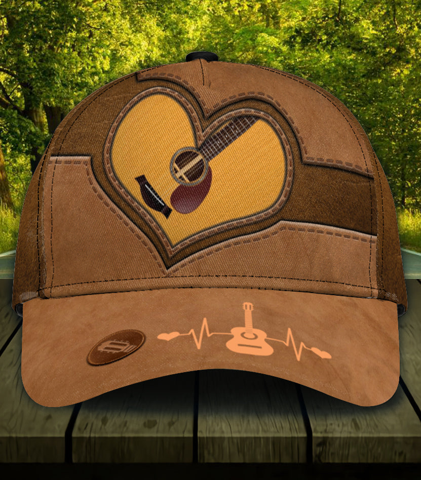 Guitar Classic Cap, Gift for Music Lovers, Guitar Lovers Trucker Hats Custom Hats Gifts For Men & Women