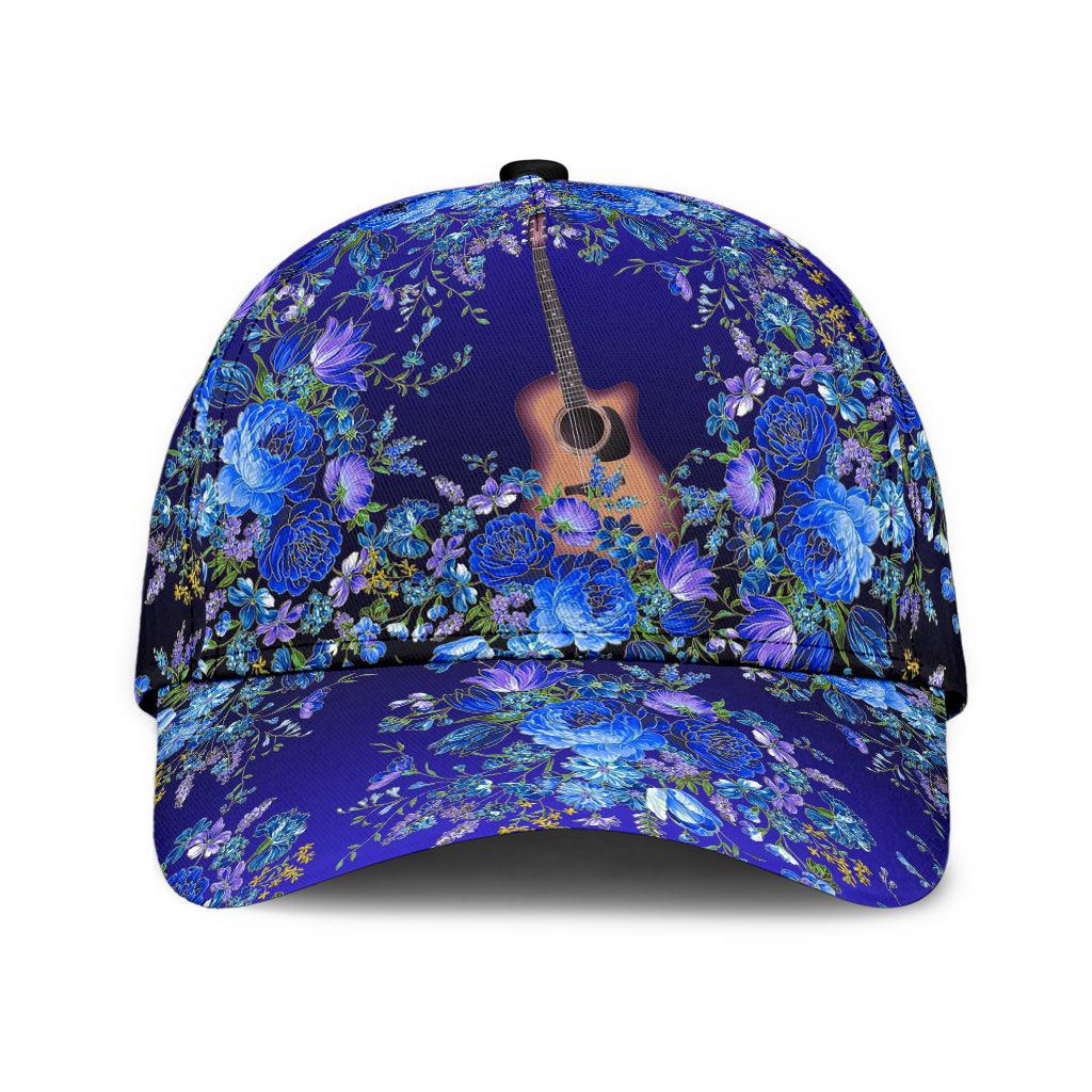 Guitar Classic Cap, Gift for Music Lovers, Guitar Lovers Trucker Hats Custom Hats Gifts For Men & Women
