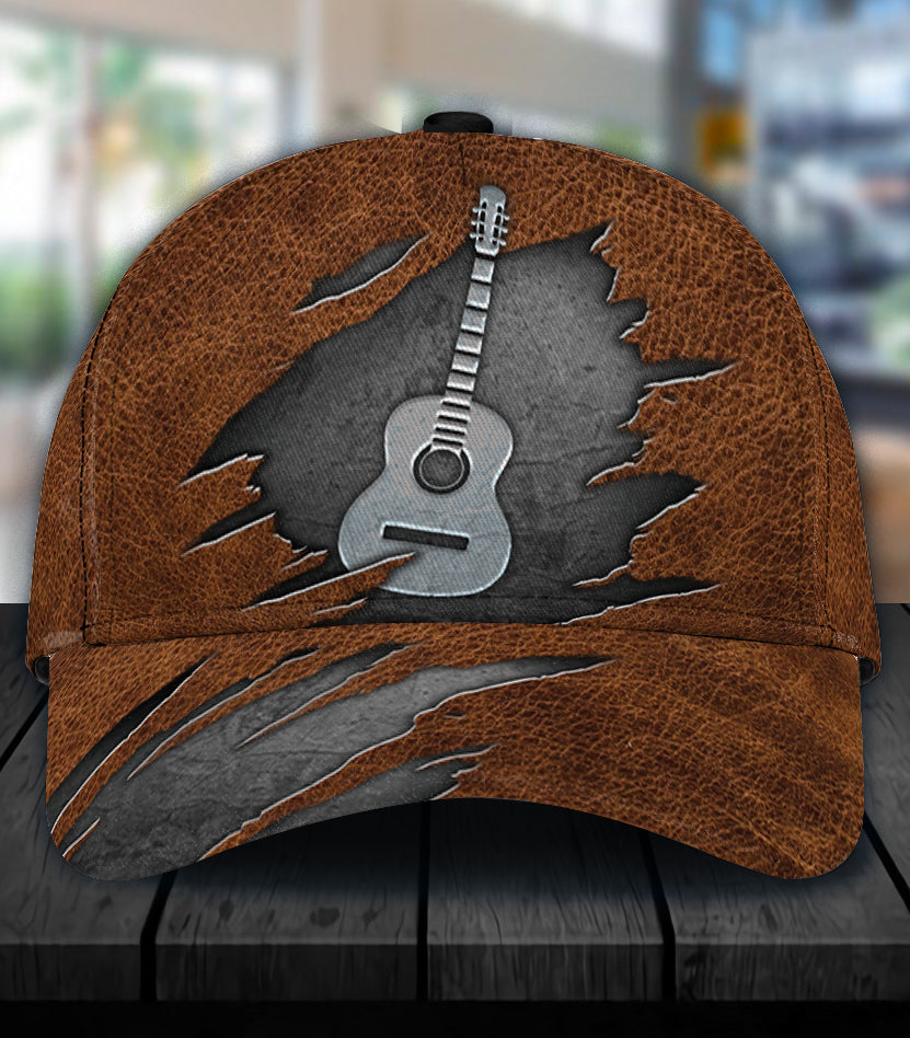 Guitar Classic Cap, Gift for Music Lovers, Guitar Lovers Trucker Hats Custom Hats Gifts For Men & Women