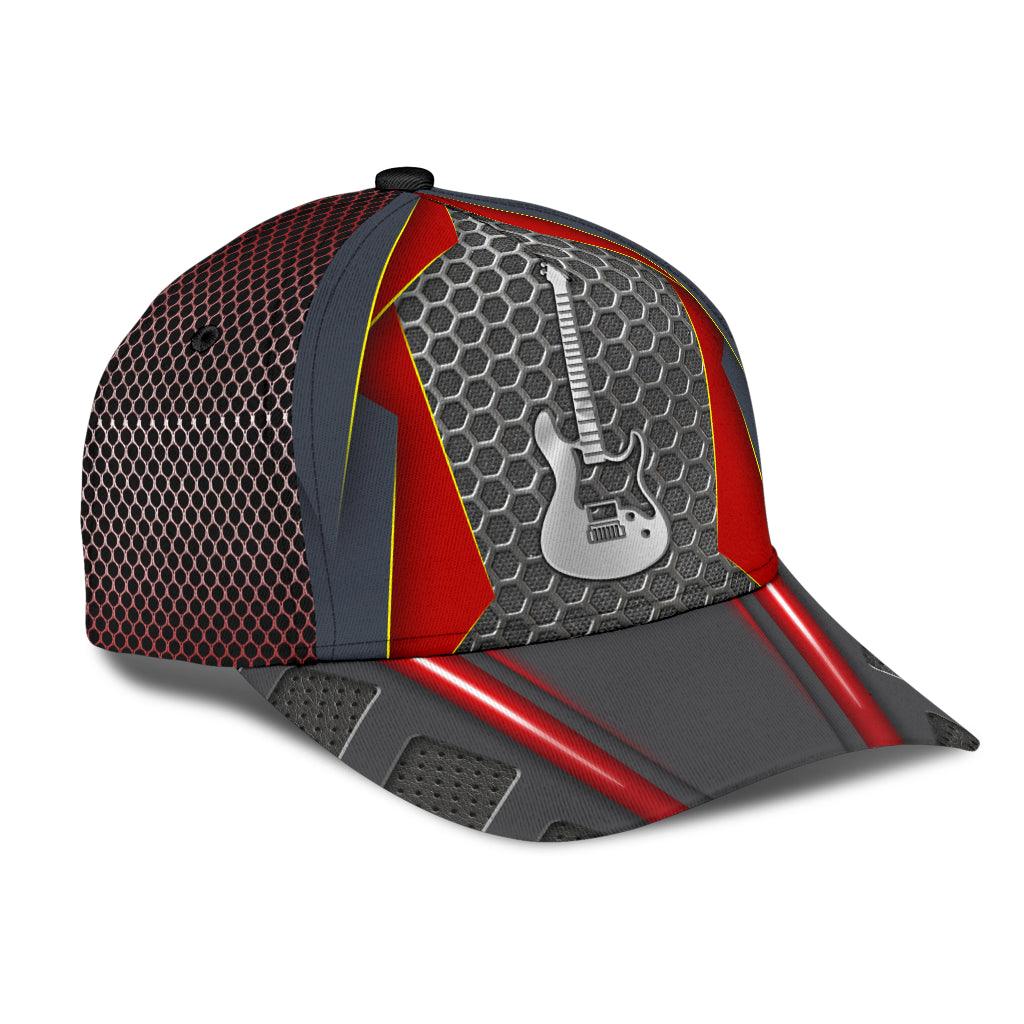 Guitar Classic Cap, Gift for Music Lovers, Guitar Lovers Trucker Hats Custom Hats Gifts For Men & Women