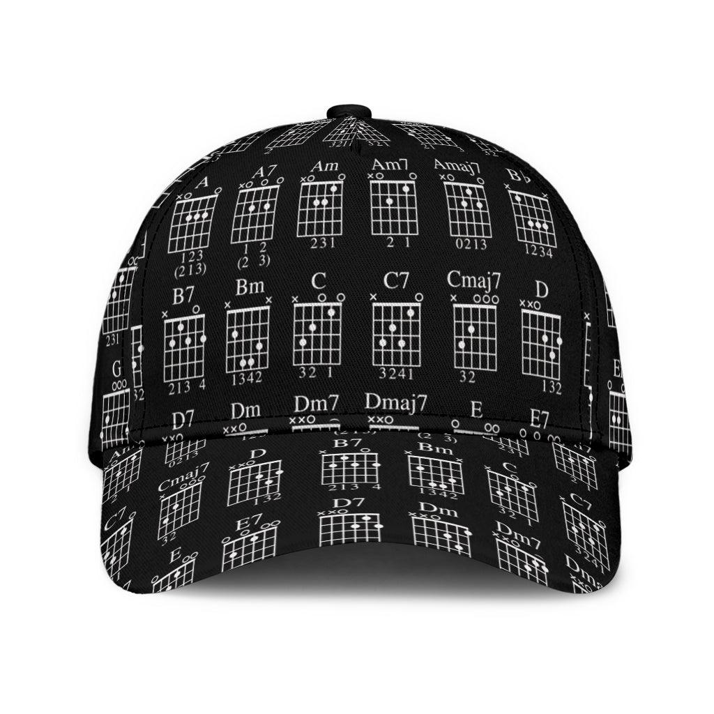 Guitar Classic Cap, Gift for Music Lovers, Guitar Lovers Trucker Hats Custom Hats Gifts For Men & Women