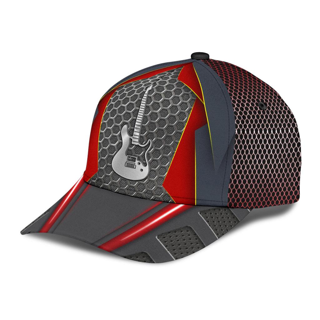 Guitar Classic Cap, Gift for Music Lovers, Guitar Lovers Trucker Hats Custom Hats Gifts For Men & Women