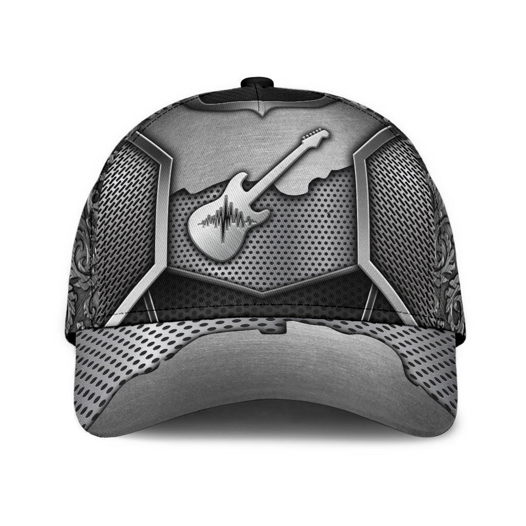 Guitar Classic Cap, Gift for Music Lovers, Guitar Lovers Trucker Hats Custom Hats Gifts For Men & Women