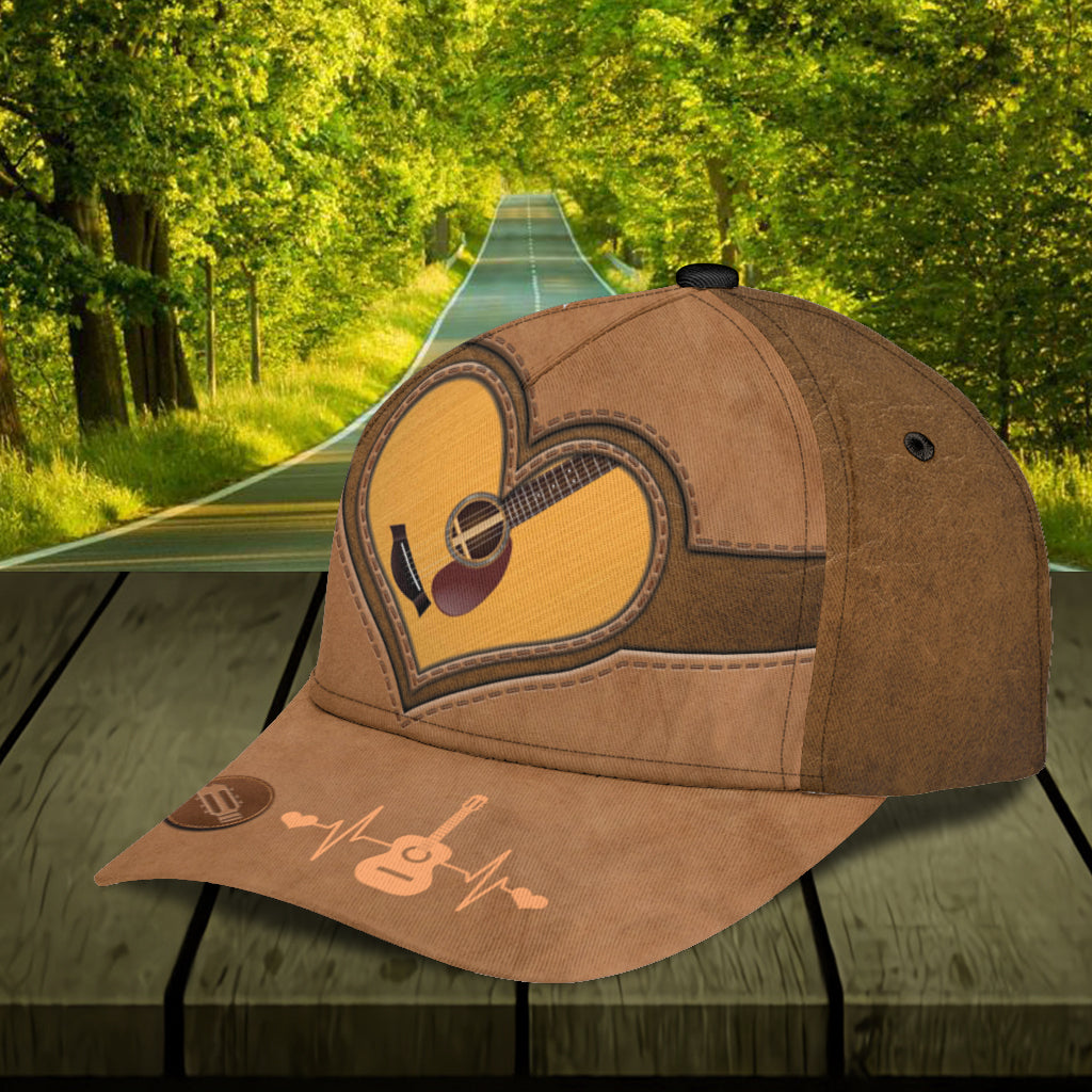 Guitar Classic Cap, Gift for Music Lovers, Guitar Lovers Trucker Hats Custom Hats Gifts For Men & Women