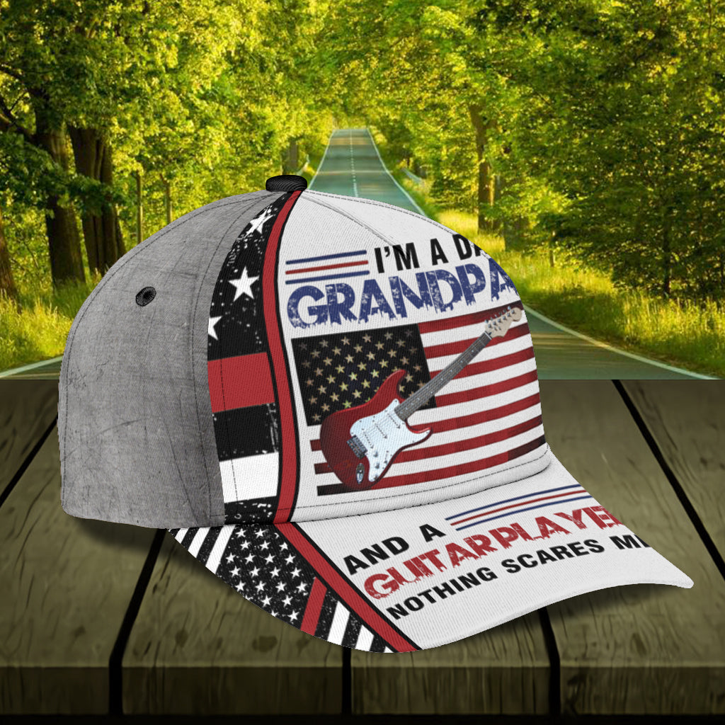 Guitar Classic Cap, Gift for Music Lovers, Guitar Lovers Trucker Hats Custom Hats Gifts For Men & Women