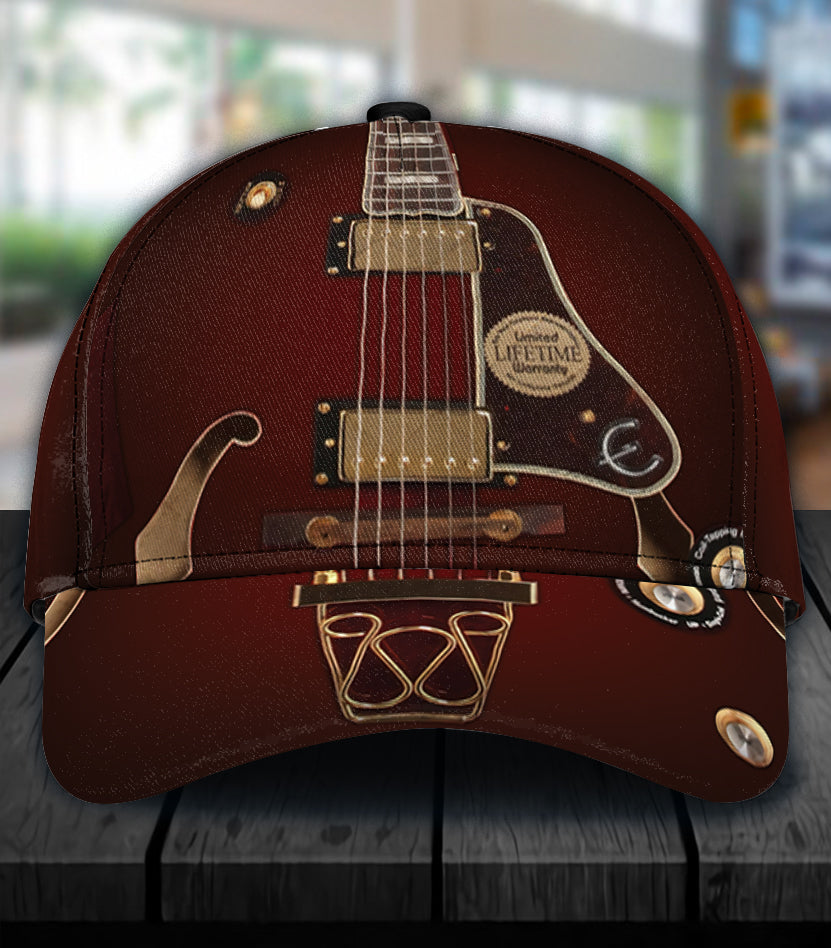 Guitar Classic Cap, Gift for Music Lovers, Guitar Lovers Trucker Hats Custom Hats Gifts For Men & Women