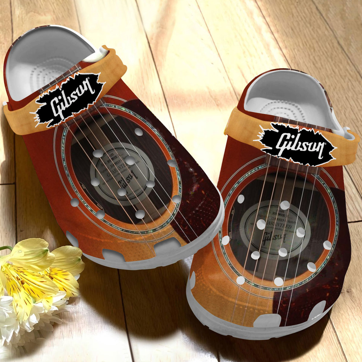 Guitar Crocs Crocband Clogs Shoes Comfortable For Men Women and Kids