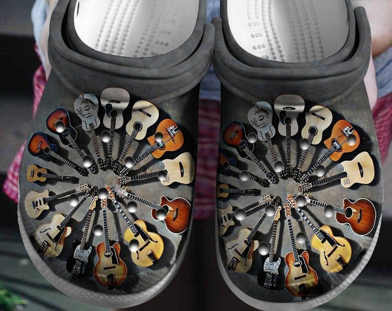 Guitar Lover clog Shoes