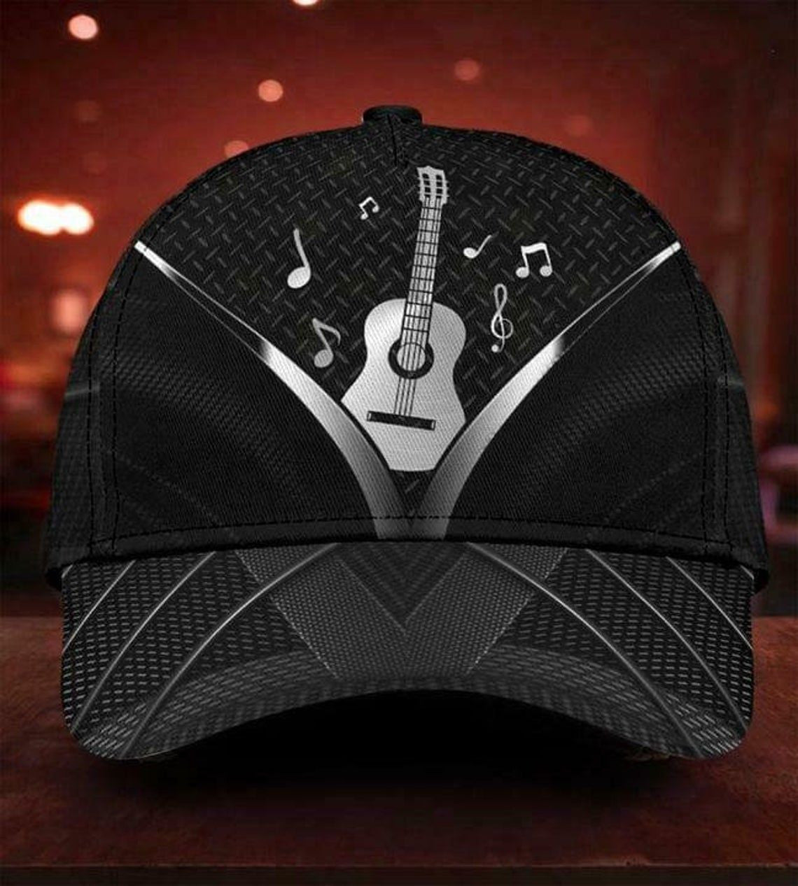 Guitar Music Lover Classic Cap Trucker Hats Custom Hats Gifts For Men & Women