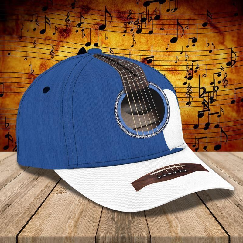 Guitar Printed Classic Cap Baseball Cap For Music Lovers Trucker Hats Custom Hats Gifts For Men & Women