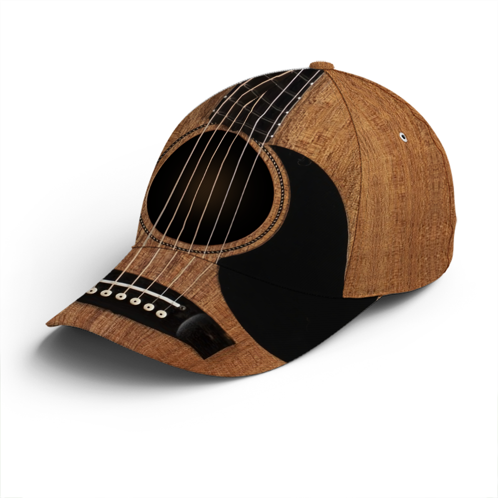 Guitar Simple Classic Style Baseball Cap Trucker Hats Custom Hats Gifts For Men & Women