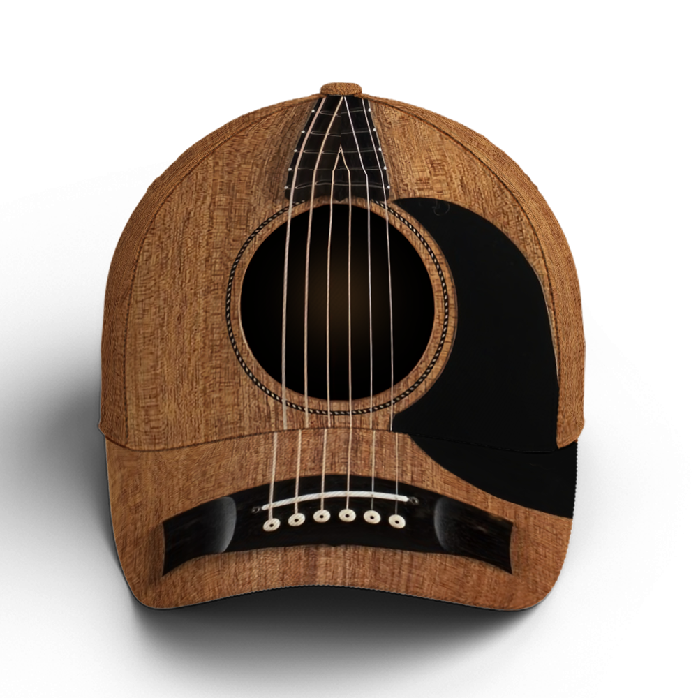Guitar Simple Classic Style Baseball Cap Trucker Hats Custom Hats Gifts For Men & Women