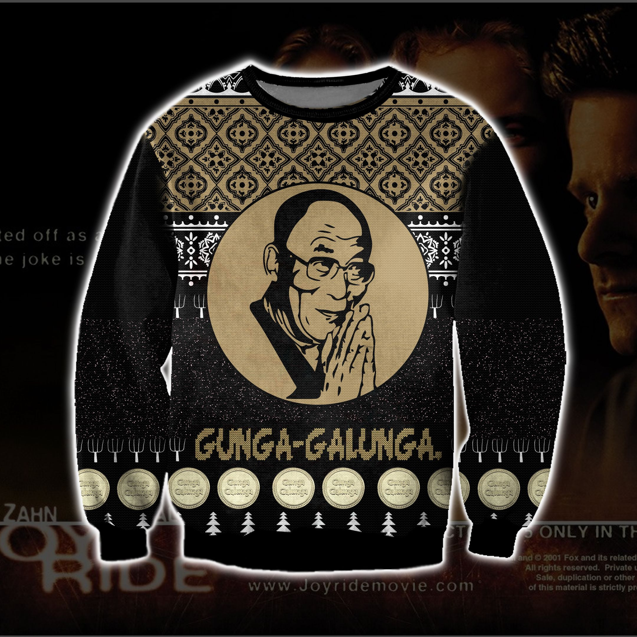 Gunga Galunga 3D Print Ugly Christmas Sweater Adult 3D Funny Matching for family
