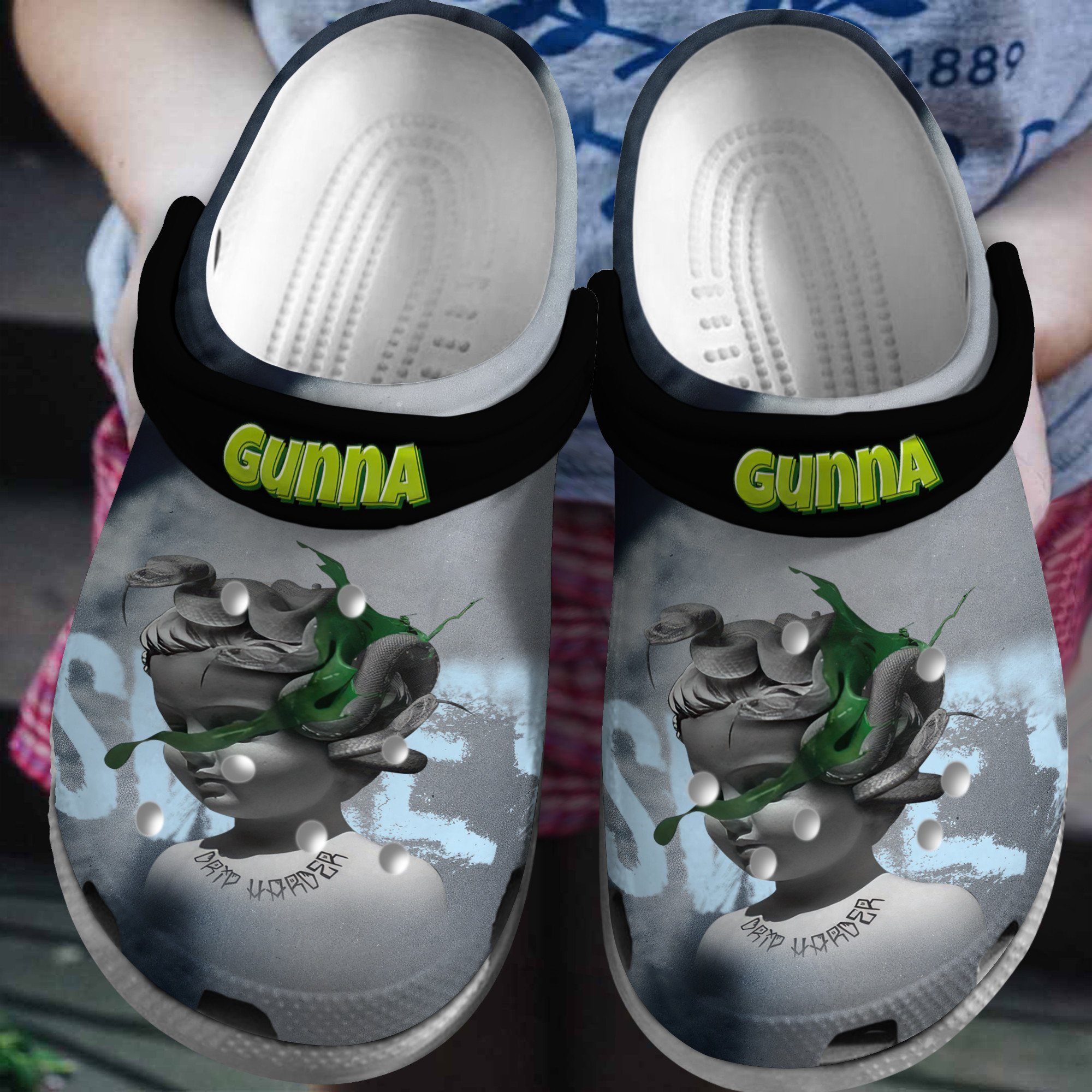 Gunna Rapper Music Crocs Crocband Clogs Shoes Comfortable For Men Women and Kids