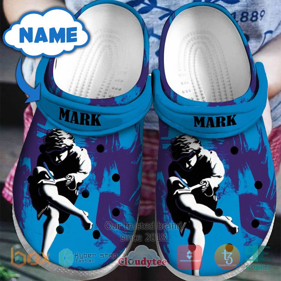 Guns N' Roses Band Music Crocs Crocband Clogs Shoes Comfortable For Men Women and Kids