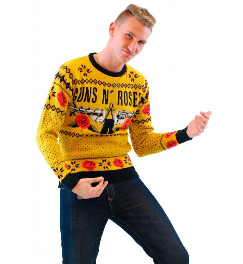 Guns N' Roses For Unisex Ugly Christmas Sweater Adult 3D Funny Matching for family - Image 3