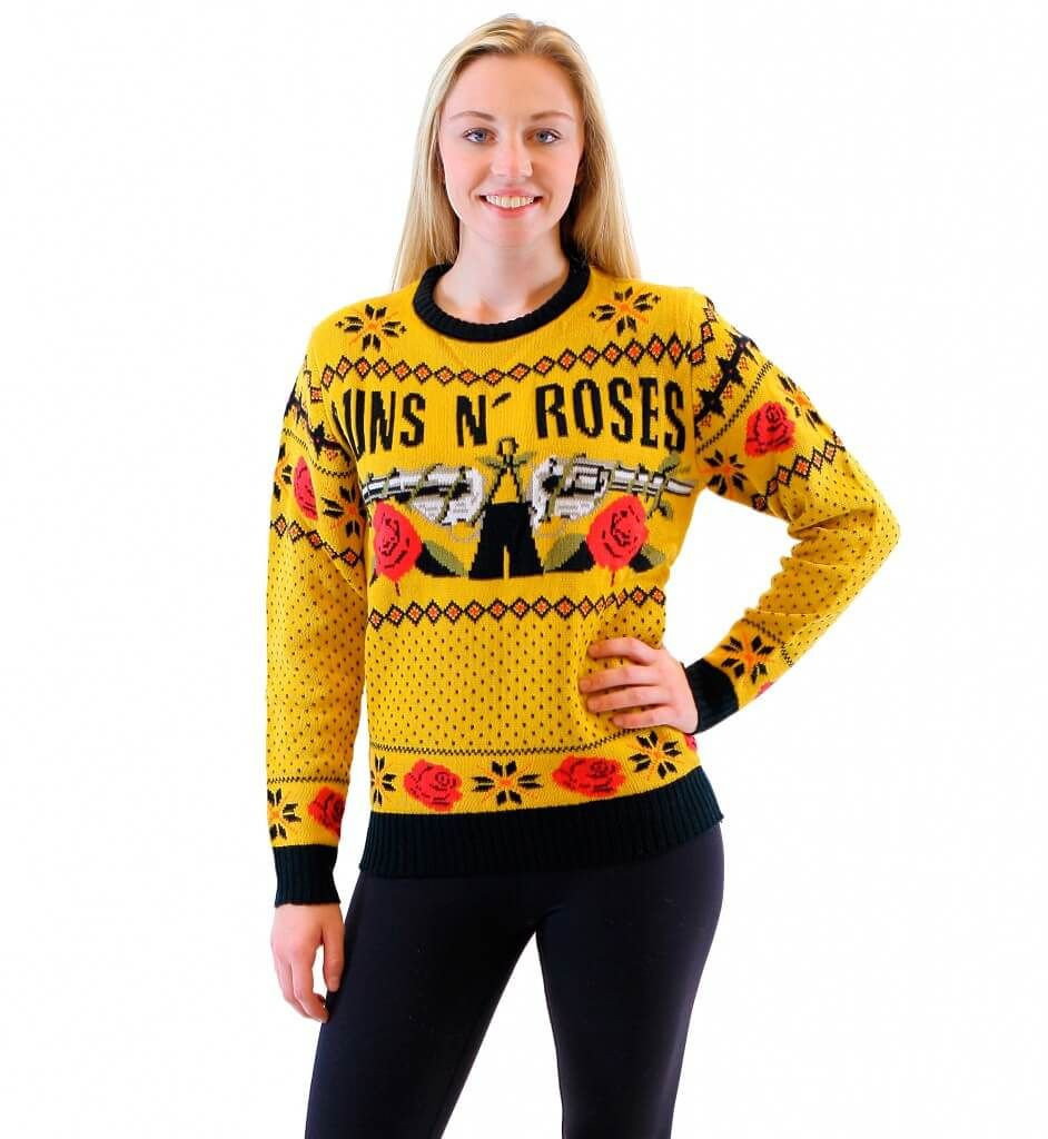 Guns N' Roses For Unisex Ugly Christmas Sweater Adult 3D Funny Matching for family - Image 2