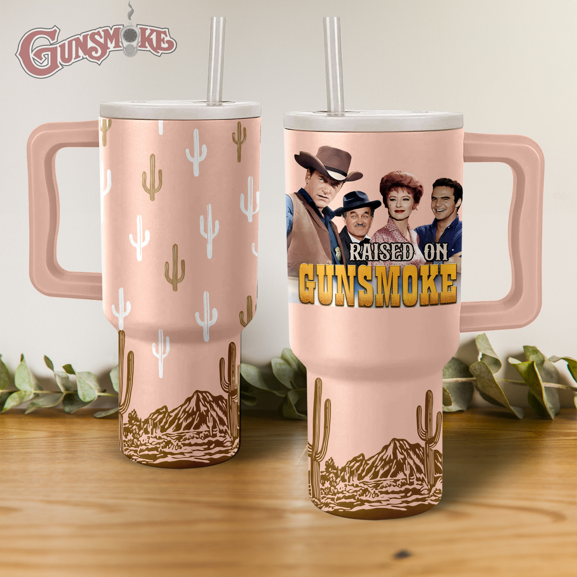 Gunsmoke TV Series Custom Stanley Cup 40 oz 30 oz Tumbler With HandleTVC2301154