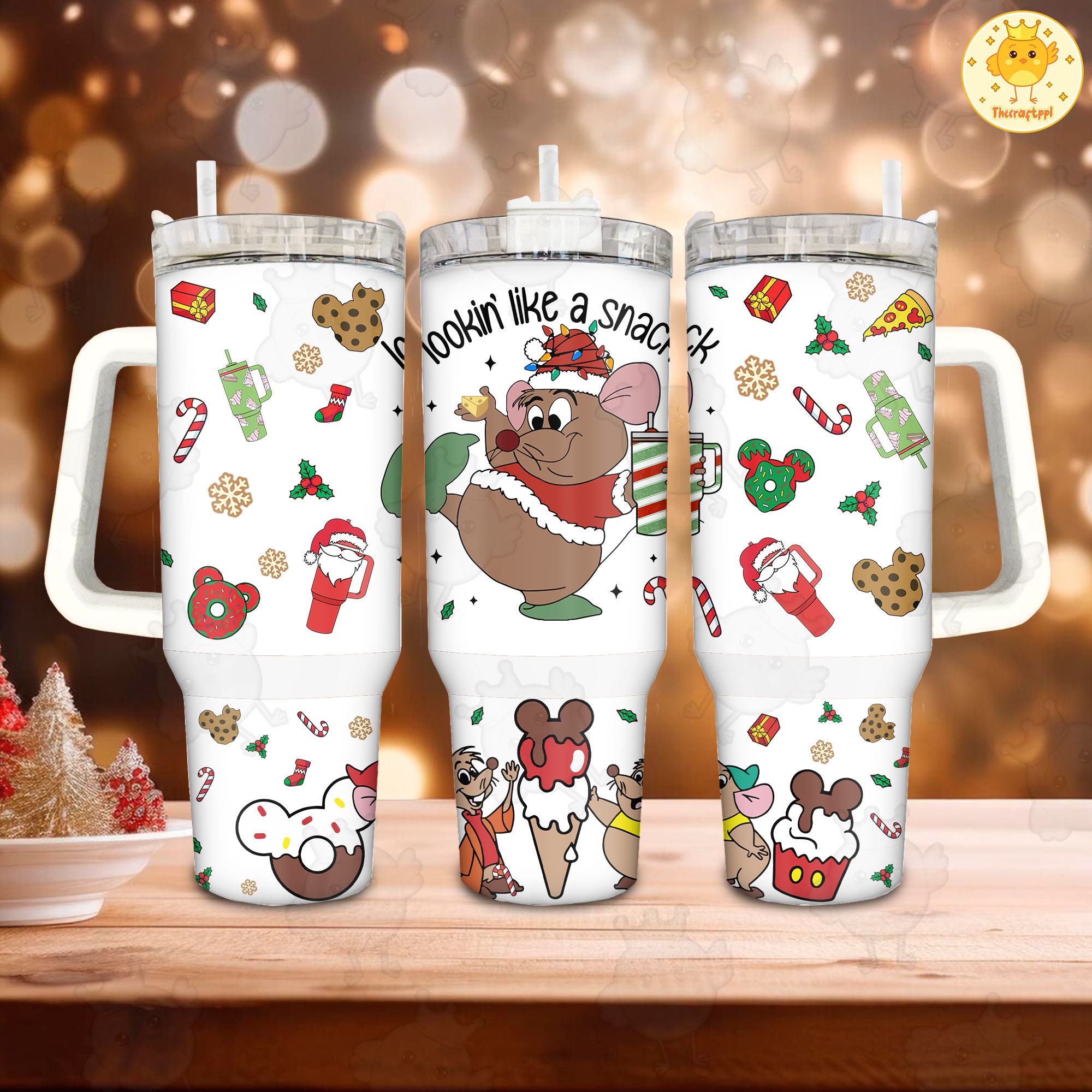 Gus Cinderella Disney Cartoon Custom Stanley Cup 40 oz 30 oz Tumbler With HandleTVC2301892