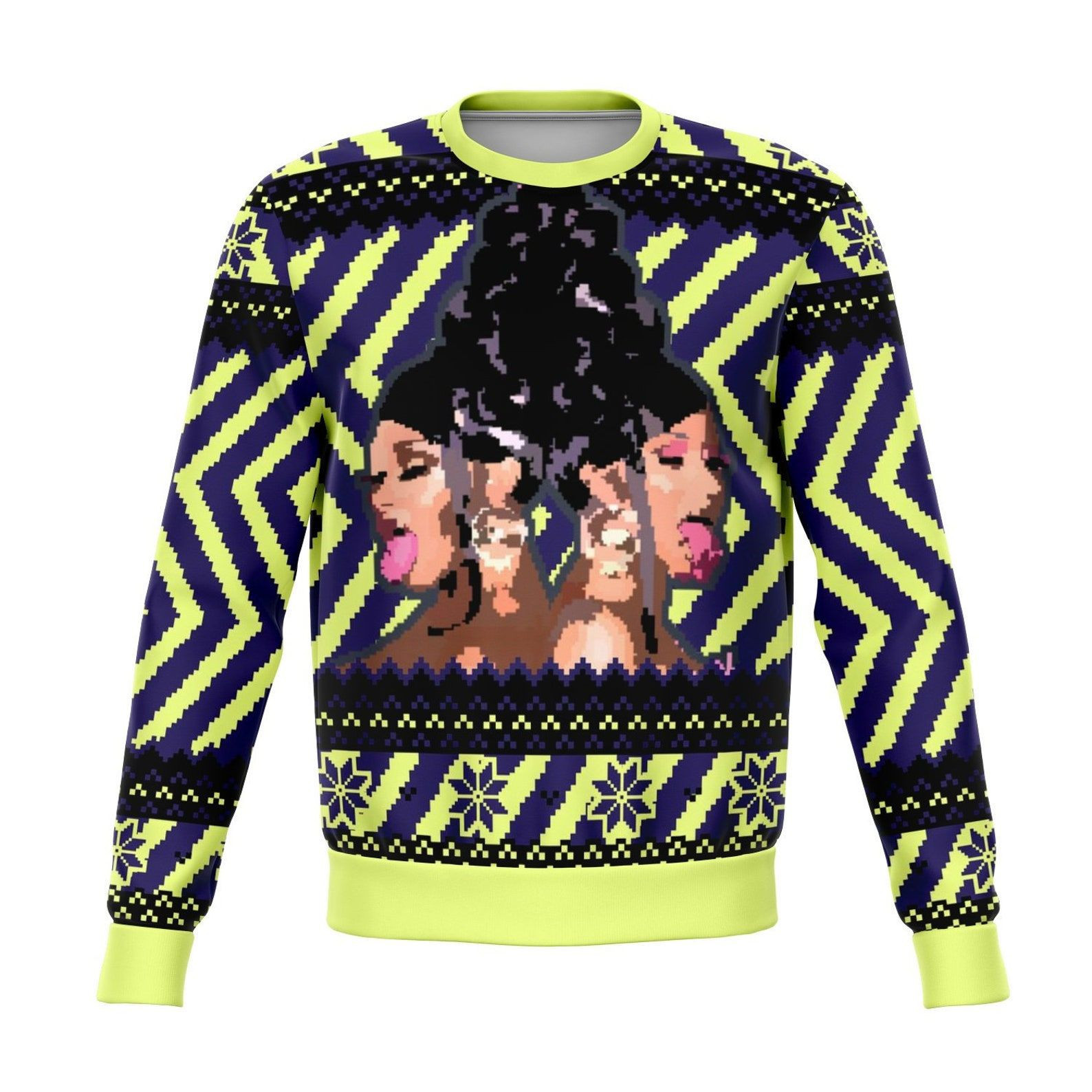 Gushing Wet Ass Pu**Y Ugly Christmas Sweater Adult 3D Funny Matching for family