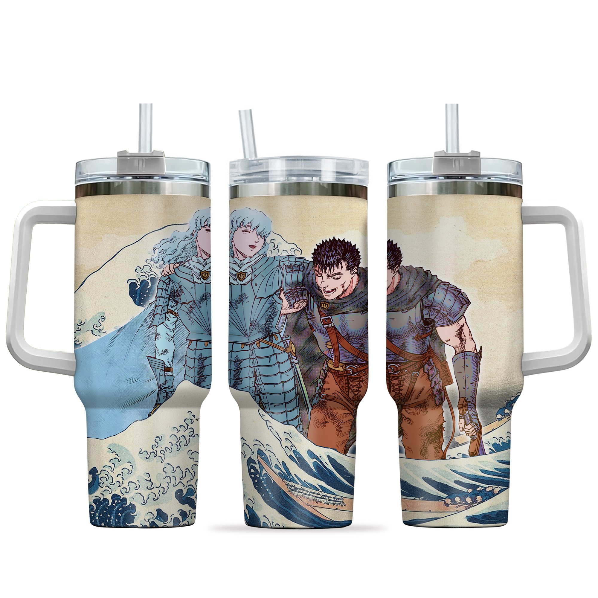 Guts x Griffith Anime Custom Stanley Cup 40 oz 30 oz Tumbler With HandleTVC2301146