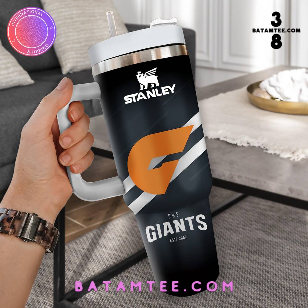 GWS Giants AFL Custom Stanley Cup 40 oz 30 oz Tumbler With HandleTVC230101