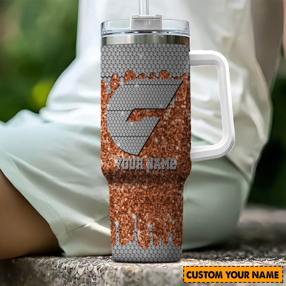 GWS Giants AFL Glitter Custom Stanley Cup 40 oz 30 oz Tumbler With HandleTVC2301192