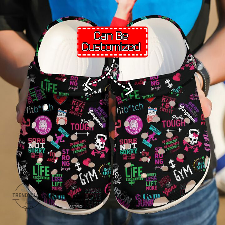 Gym Gym Pattern Clog Shoes