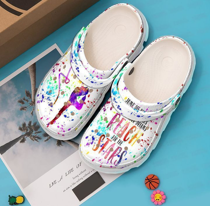 Gymnastics Reach For The Stars Clog Shoes