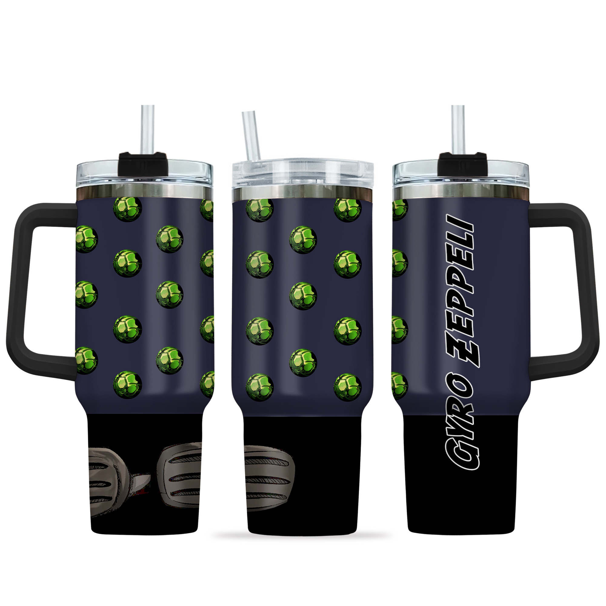 Gyro Zeppeli JoJoâ€™s Bizarre Anime Custom Stanley Cup 40 oz 30 oz Tumbler With HandleTVC2301139