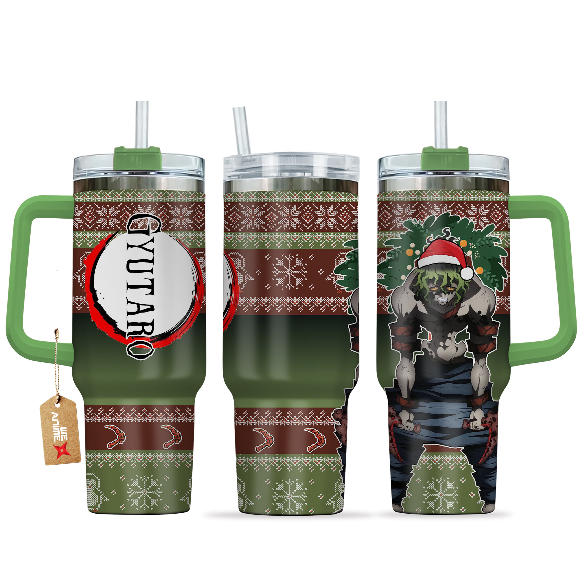 Gyutaro Demon Slayer Anime Custom Stanley Cup 40 oz 30 oz Tumbler With HandleTVC2301160