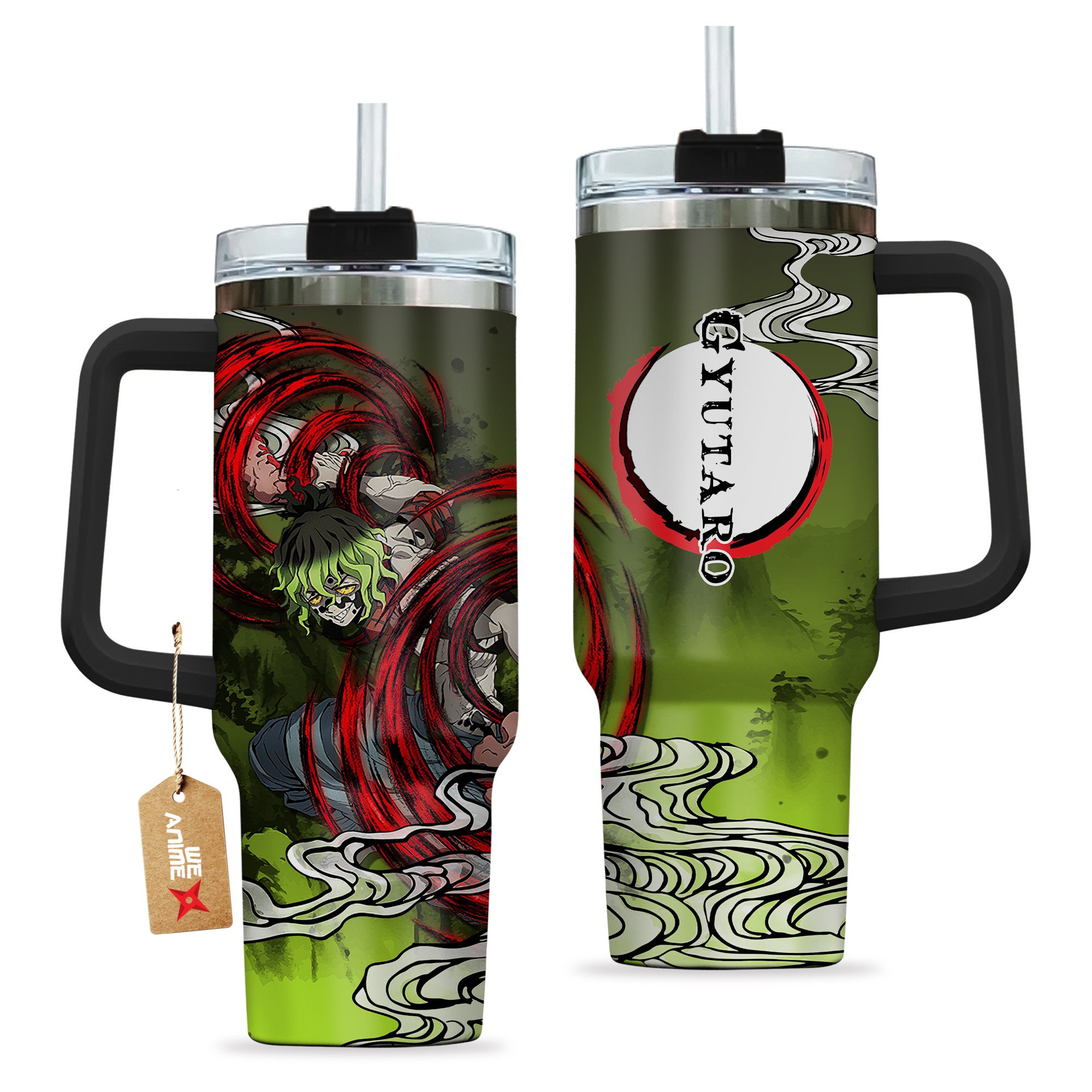 Gyutaro Kimetsu no Yaiba Anime Custom Stanley Cup 40 oz 30 oz Tumbler With HandleTVC2301204