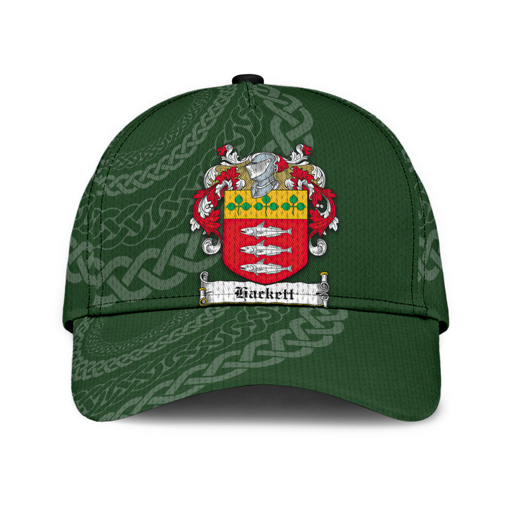 Hackett Coat Of Arms - Irish Family Crest St Patrick's Day Hat Classic Cap Trucker Hats Custom Hats Gifts For Men & Women