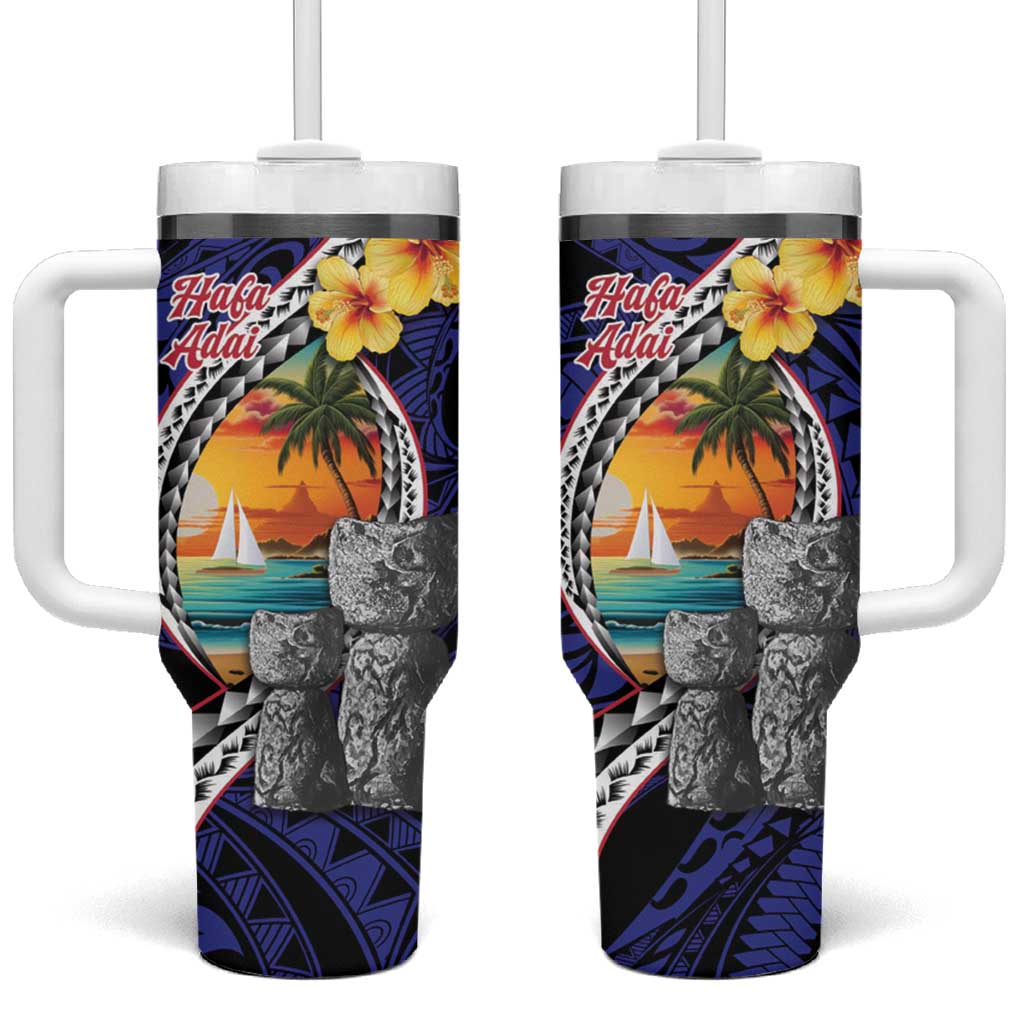 Hafa Adai Guam Seal Latte Stones Artwork Custom Stanley Cup 40 oz 30 oz Tumbler With HandleTVC2301262